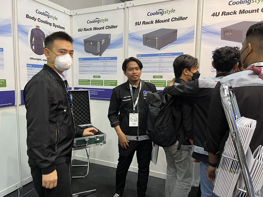 酷凌時代展位現場了解產品